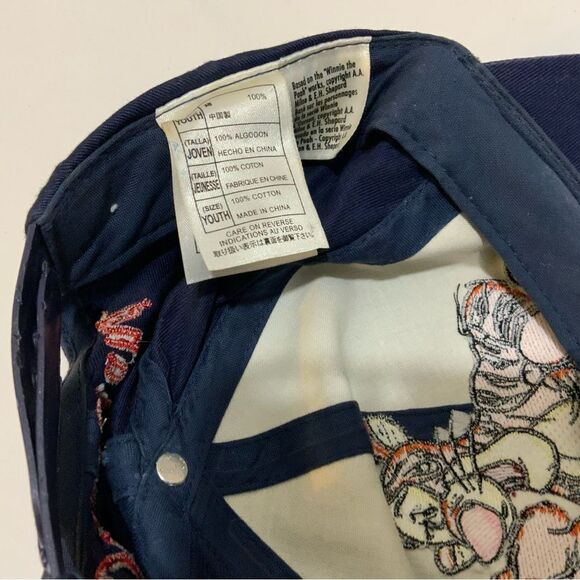 Tigger Vintage Navy Blue Cotton Snapback Hat - Picture 5 of 6